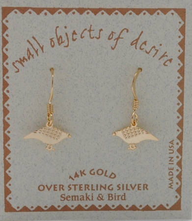 Dove Earrings - gold