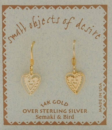 Heart Earrings - gold