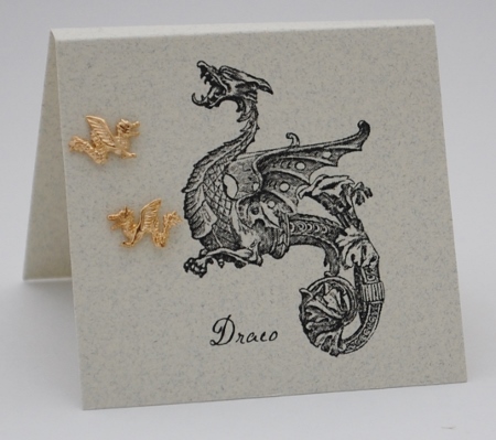 Dragon Earrings - gold