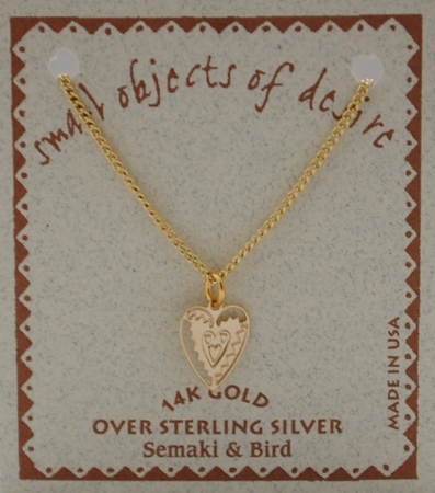 Heart Necklace - gold