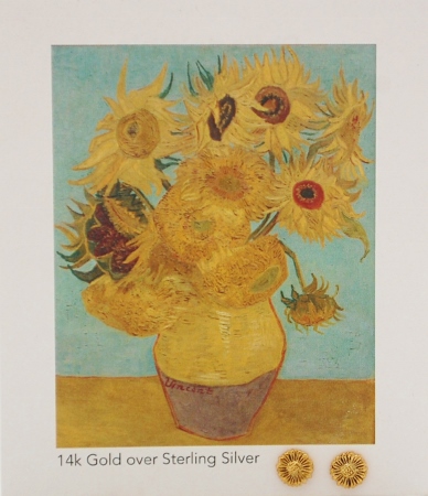 Sunflowers Custom Jewelry Card