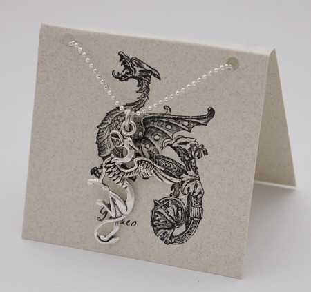 Dragon Necklace - silver