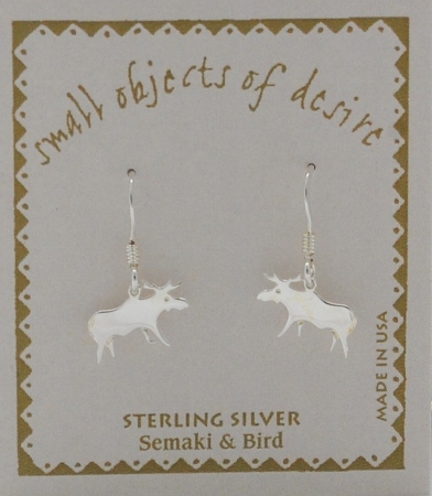 Moose Earrings - silver
