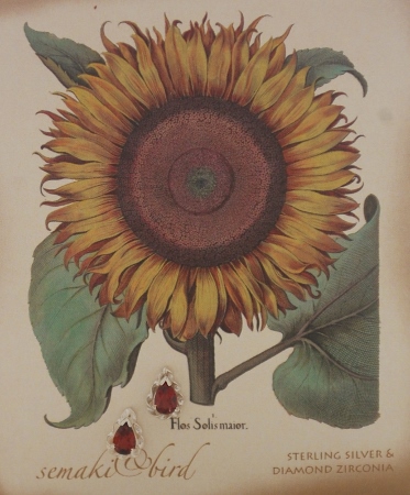 "Sunflower" Gem Earrings