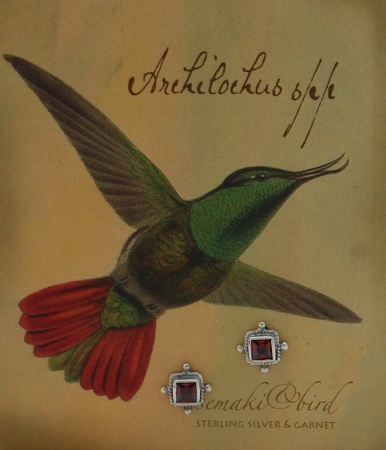 "Hummingbird" Gem Earrings