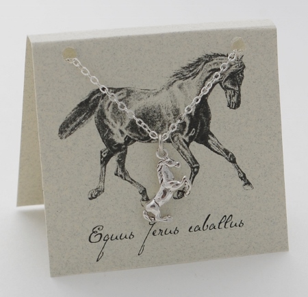 Horse Necklace - silver