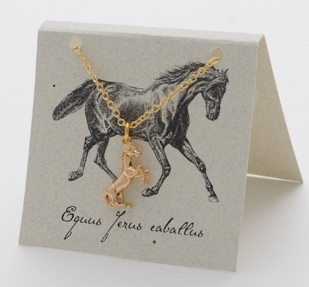 Horse Necklace - gold