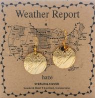 Haze Weather Earrings - 14k gold over sterling silver