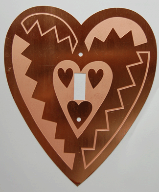 Heart Switch Plate
