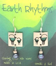 Sheep Petroglyph Earrings