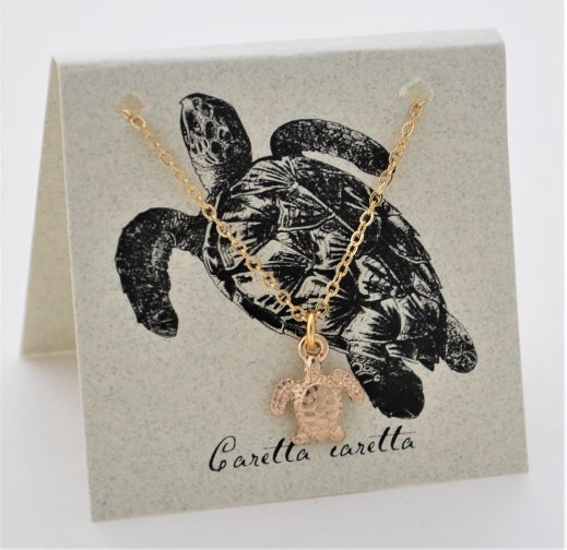 Sea Turtle Necklace - gold