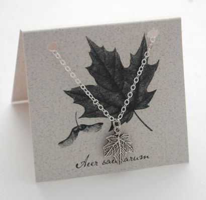 Sugar Maple Necklace - silver