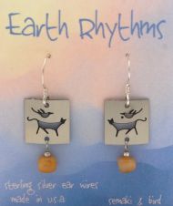 Cat/Cougar Petroglyph Earrings