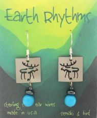 Moose Petroglyph Earrings