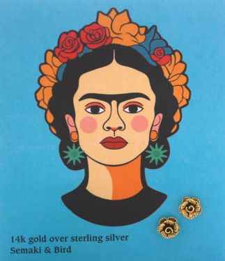 Rose Earrings - gold Frida