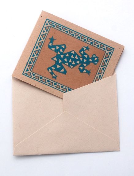 Frog Journey  Gift Card & Envelope 