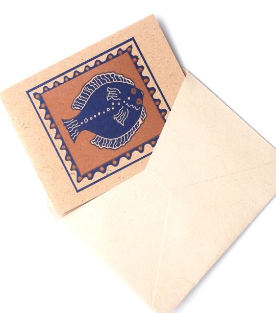 Halibut Journey Gift Card & Envelope 