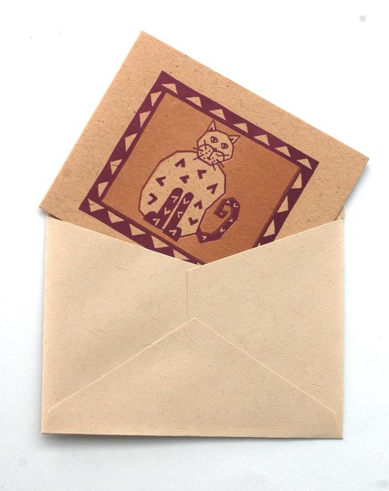 Cat Journey Gift Card & Envelope 