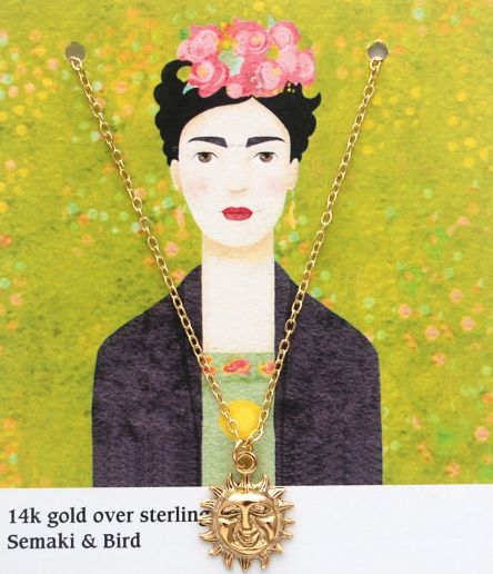 Sun Necklace  - Gold "Frida"