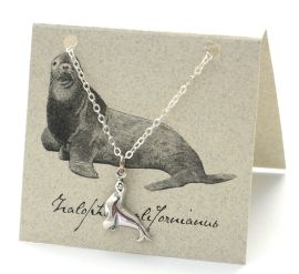 Sea Lion Necklace - sterling silver Natural History