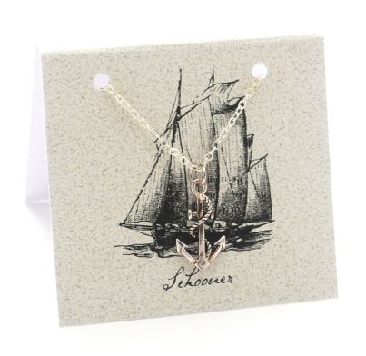 Anchor Necklace - silver Natural History