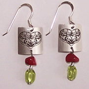 Fish Love Petroglyph Earrings