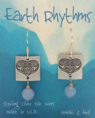 Fish Love Petroglyph Earrings
