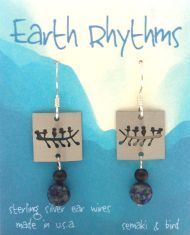Canoe/Kayak Petroglyph Earrings