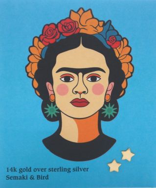 Star Earrings - gold "Frida"