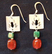 Frog Petroglyph Earrings