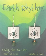 Frog Petroglyph Earrings