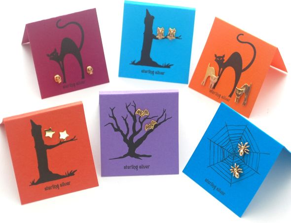 Gothic Stud Collection -  14k gold vermeil