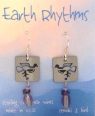 Bird Petroglyph Earrings