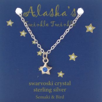 Alaska Flag Necklace
