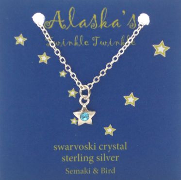 Alaska Flag Necklace