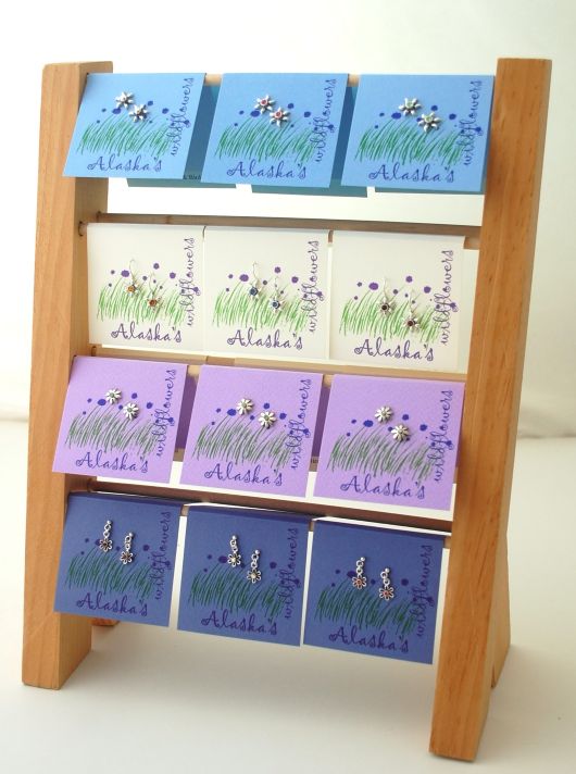 Alaska Wildflowers Rack Display