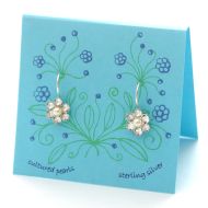 Crystal - Pretty  Pearl Earrings