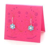 Aquamarine - Pretty Pearl Earrings