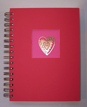 Heart Copper Skies Journal