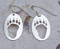 Bear Track Earrings