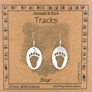 Bear Track Earrings