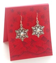 Snowflake Crystal Earrings