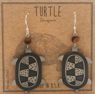 Turtle Earrings - silver