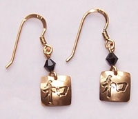 Harmony Character Earrings - gold