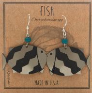 Fish Earrings - silver