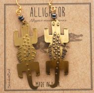 Lizard/'Gator Earrings