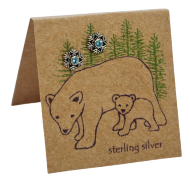 Snowflake Crystals - aquamarine