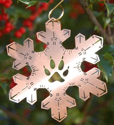 Wolf Track Ornament