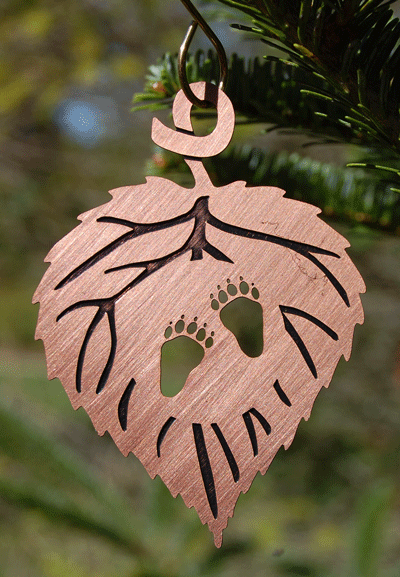 Bear Track Ornament