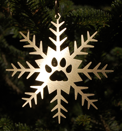 Mountain Lion Track Ornament/Suncatcher